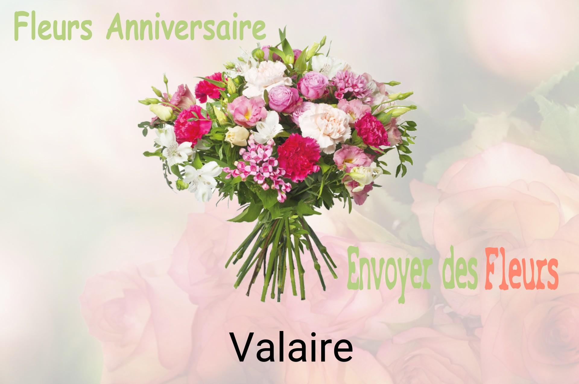 Bouquet de fleurs d’anniversaire livré à Valaire