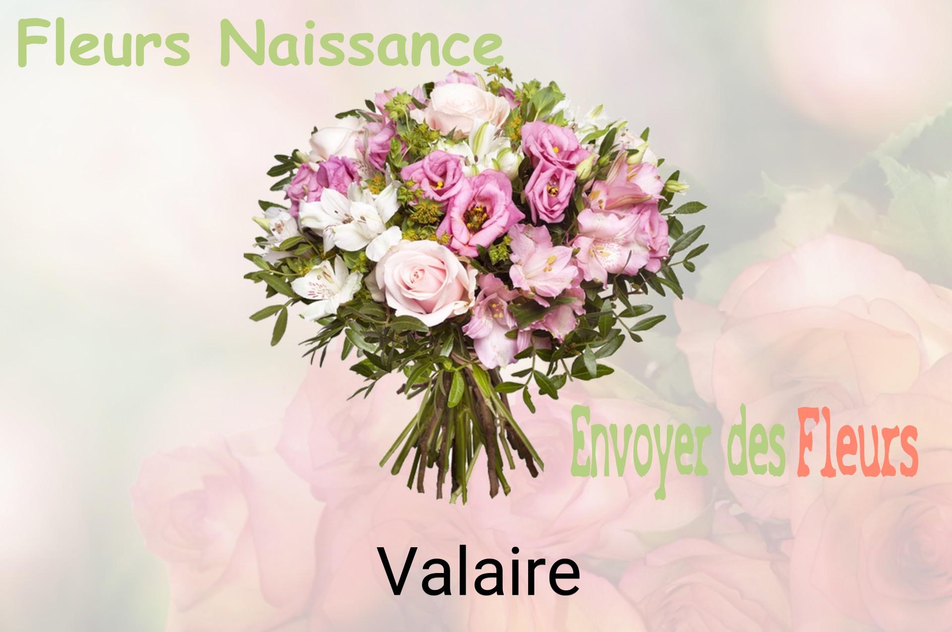 Bouquet de fleurs de naissance livré à Valaire